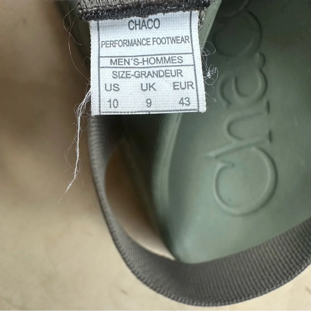 Men's Chaco Green Sandals